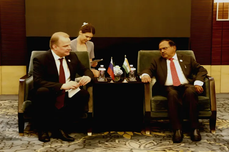 NSA Ajit Doval with Russian Security Council Dy Sec Aleksandr Venediktov