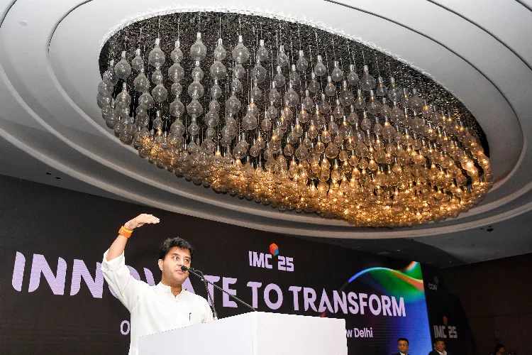 Communications minister Jyotiraditya Scindia
