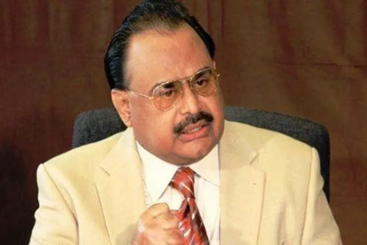 Leader and founder of the Muttahida Qaumi Movement (MQM), Altaf Hussain