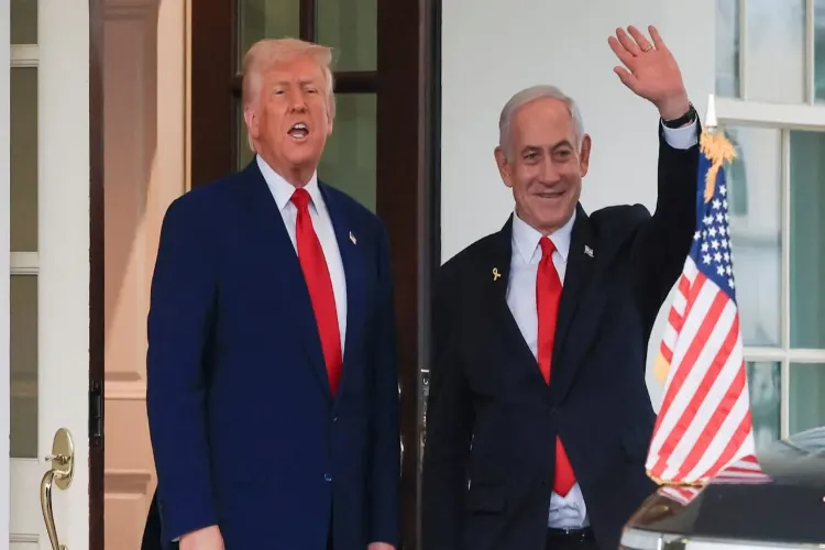 US President Donald Trump and Israeli Prime Minister Benjamin Netanyahu (File)