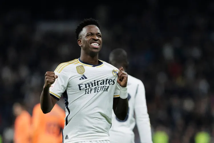 Real Madrid's forward player Vinícius Júnior (Vini Jr.)