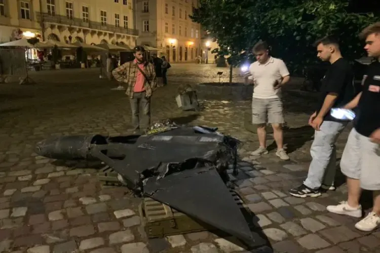 Russian Missile remnants in Kyiv