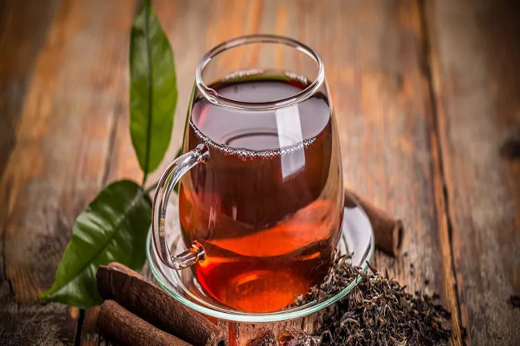 A cup of black tea