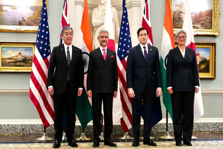 EAM Jaishankar, Austria’s FM Penny Wong, Japanese FM Takeshi Iwaya and US Sec. of State Marco Rubio