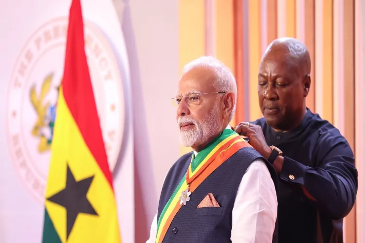 PM Modi conferred Ghana's national honour