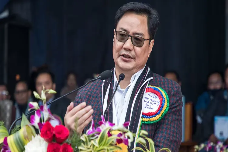 Union Minister of Minority Affairs Kiren Rijiju
