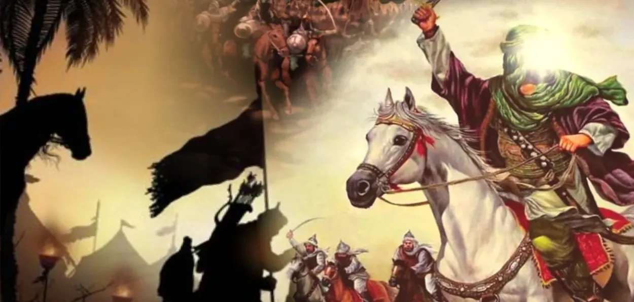 The battle of Karbala (An artist's imagination)