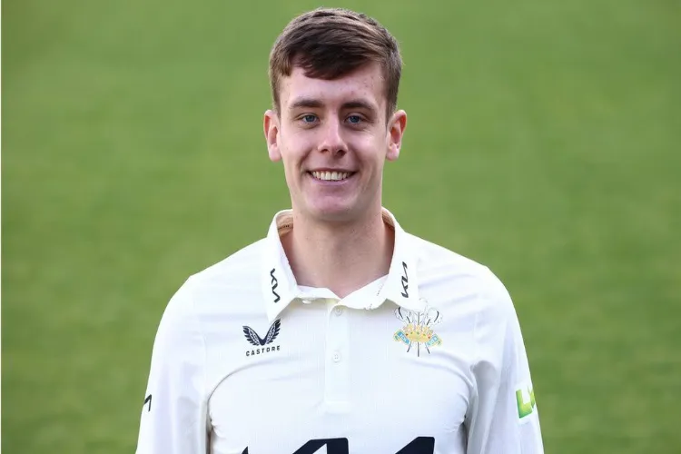 Cricketer Jamie Smith