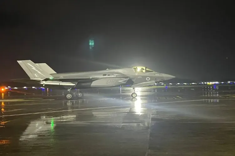 British F-35B repaired in India