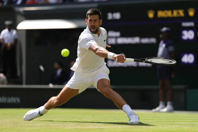 Tennis Player Novak Djokovic