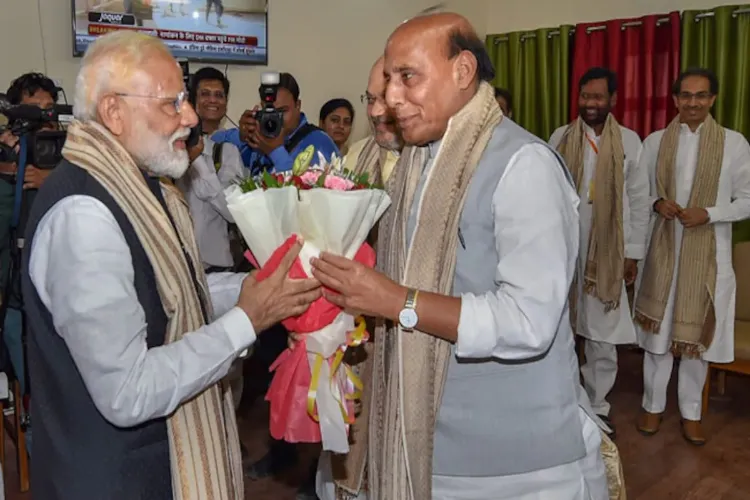 PM Modi with Rajnath Singh