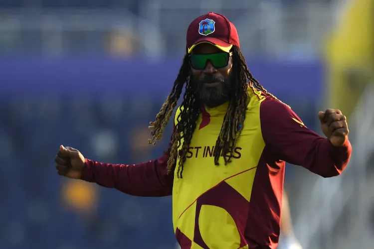 Caribbean cricket legends Chris Gayle