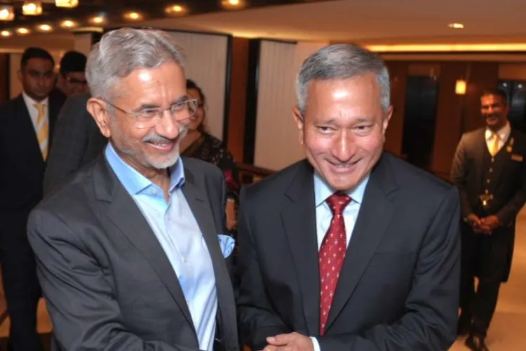 External Affairs Minister Dr S Jaishankar meeting Singapore counterpart Vivian Bala 