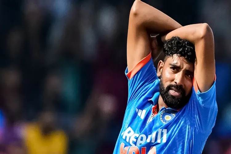 Cricketer Mohammed Siraj