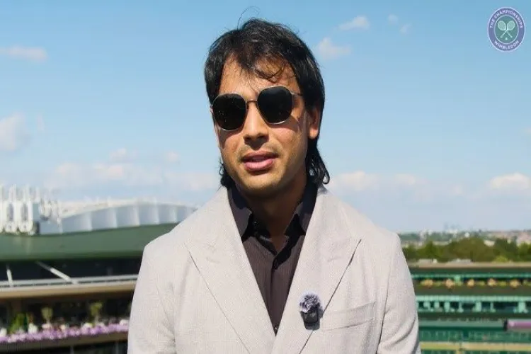 Olympic Gold Medalist Neeraj Chopra at Wimbledon Finals