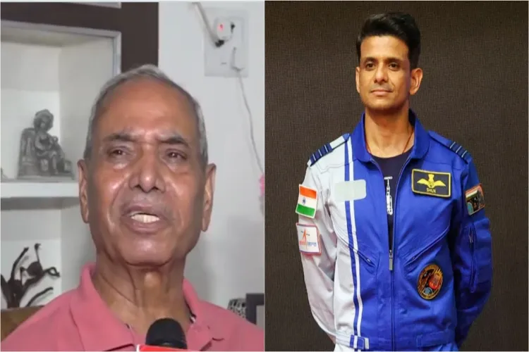 Shubhanshu Shukla's Father and Shubhanshu Shukla