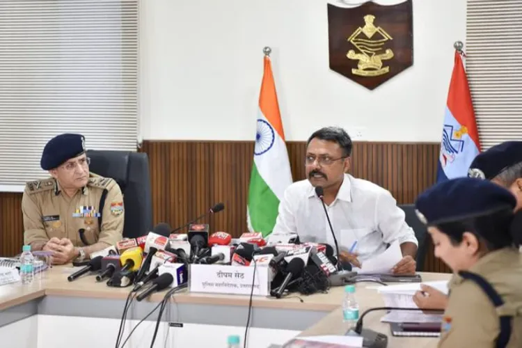 Police chief Deepam Seth speaking about busting of MDMA factory