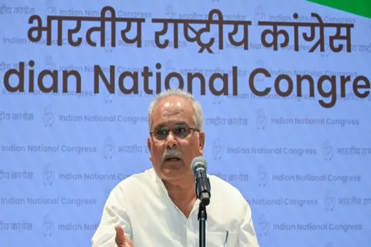 Former Chhattisgarh chief minister Bhupesh Baghel