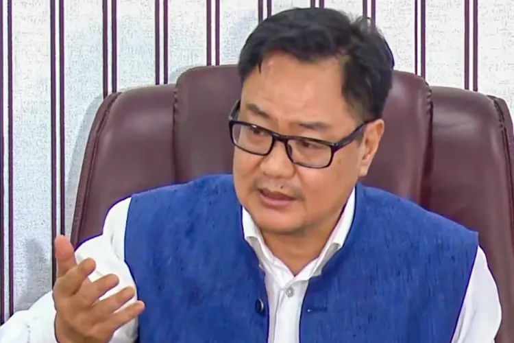 Parliamentary Affairs Minister Kiren Rijiju 