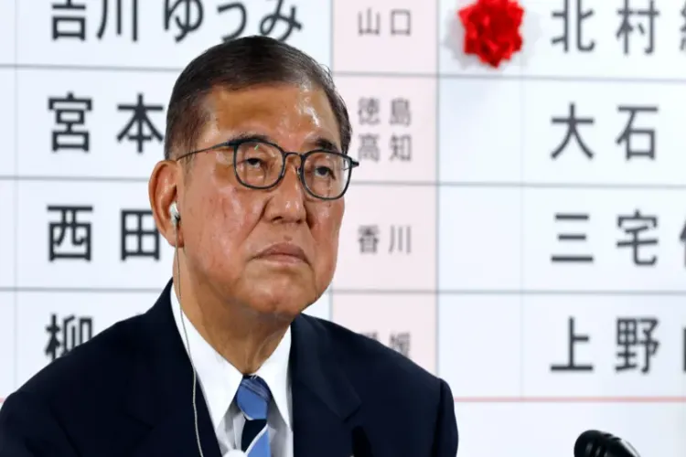 Japanese Prime Minister Shigeru Ishiba