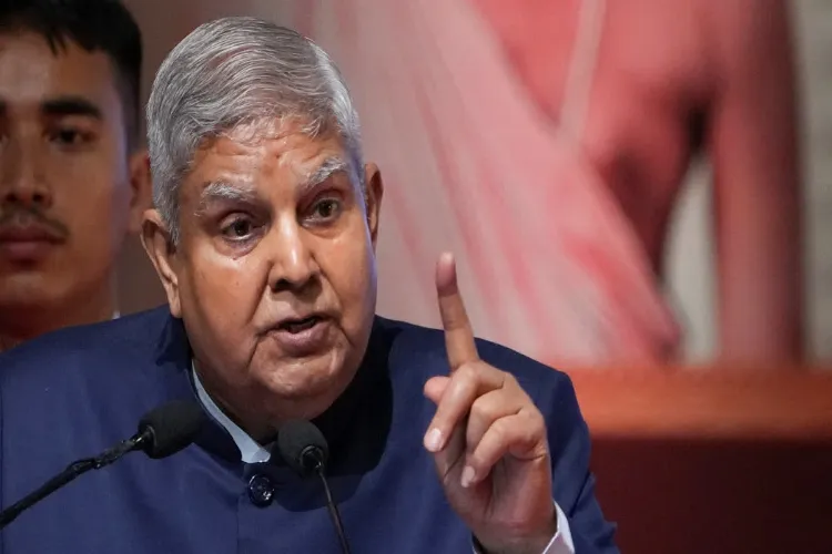Vice President and Rajya Sabha Chairman Jagdeep Dhankhar