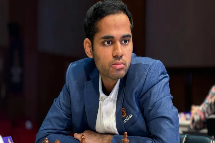 Indian Chess Grandmaster Arjun Erigaisi