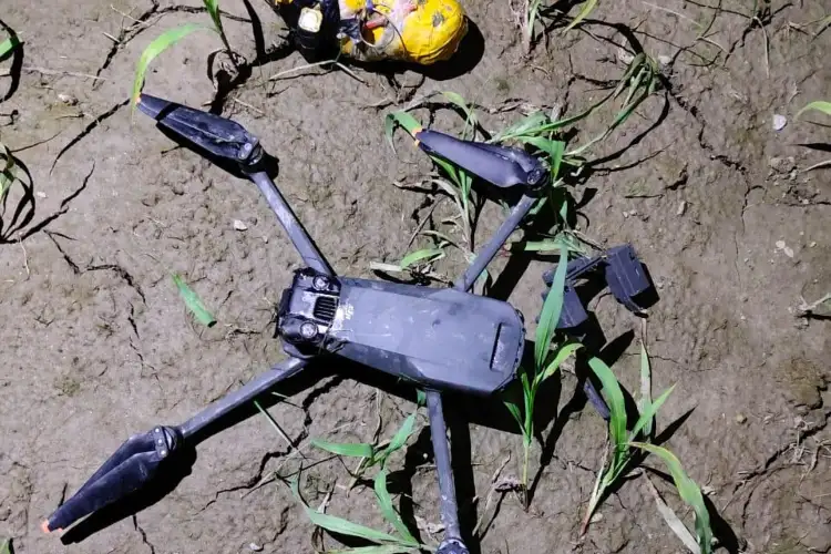 Drone with Drugs apprehended by BSF in Punjab