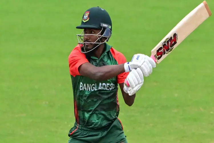Bangladeshi cricketer Jaker Ali