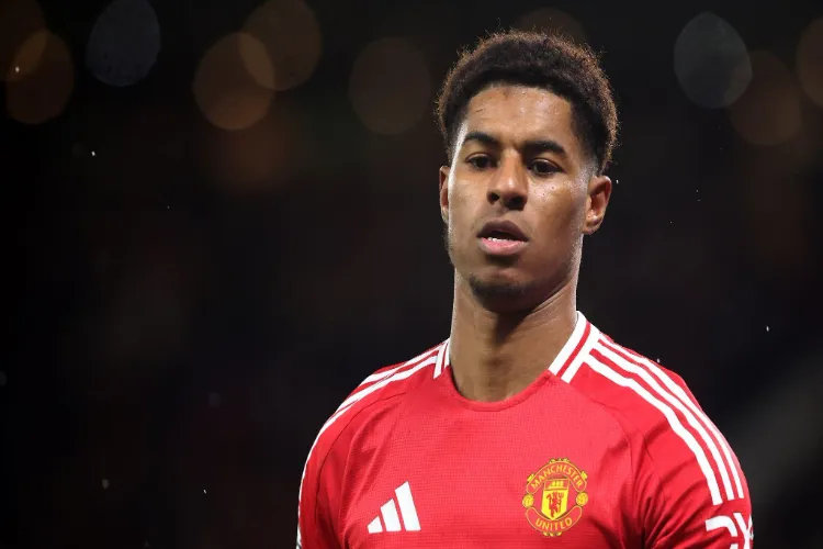 English Footballer Marcus Rashford (file)