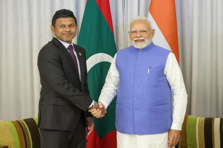 PM Modi meets Maldives VP Latheef