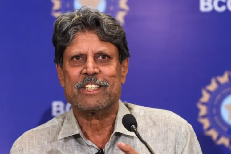 Former Indian cricket Captain Kapil Dev