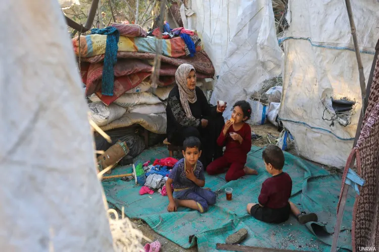 A family in Gaza