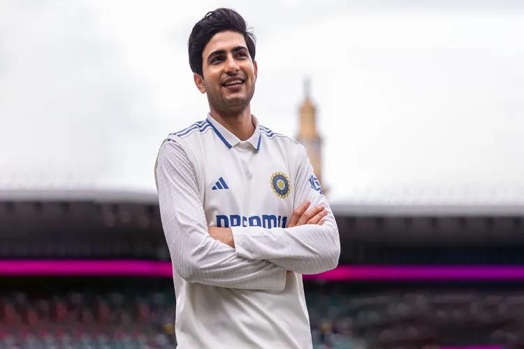 Indian Test captain Shubman Gill