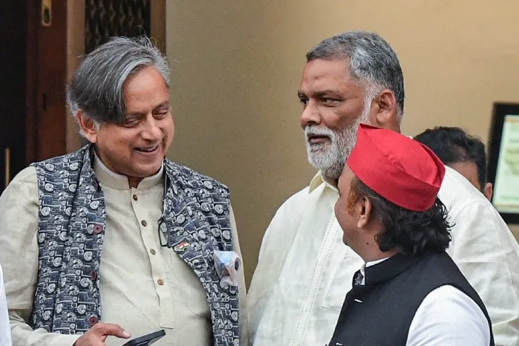 Congress MP Shashi Tharoor in Parliament House
