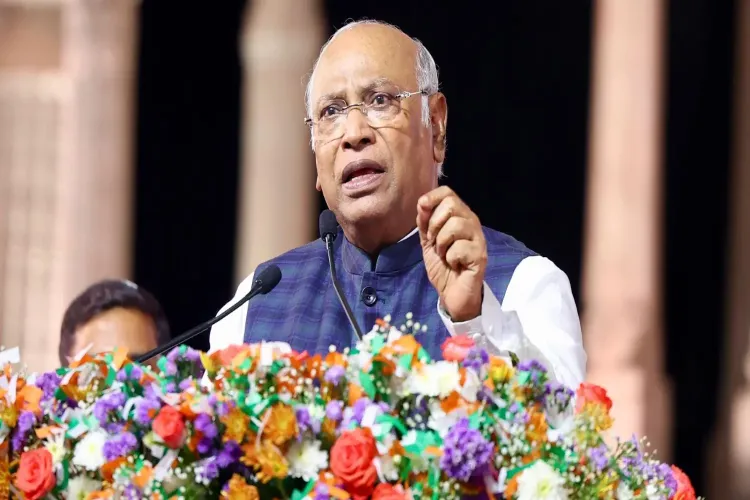 Leader of Opposition in the Rajya Sabha Mallikarjun Kharge 