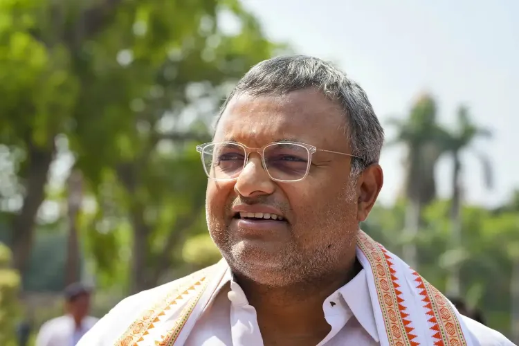 Congress MP Karti Chidambaram
