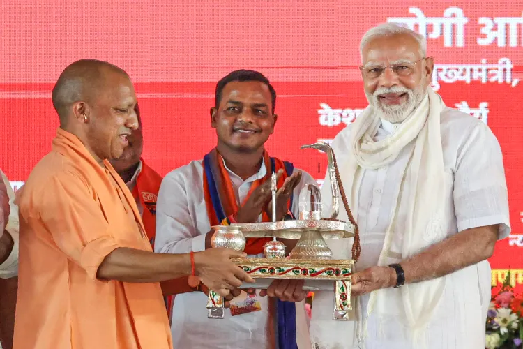 PM Narendra Modi, UP CM Yogi Adityanath in Varanasi