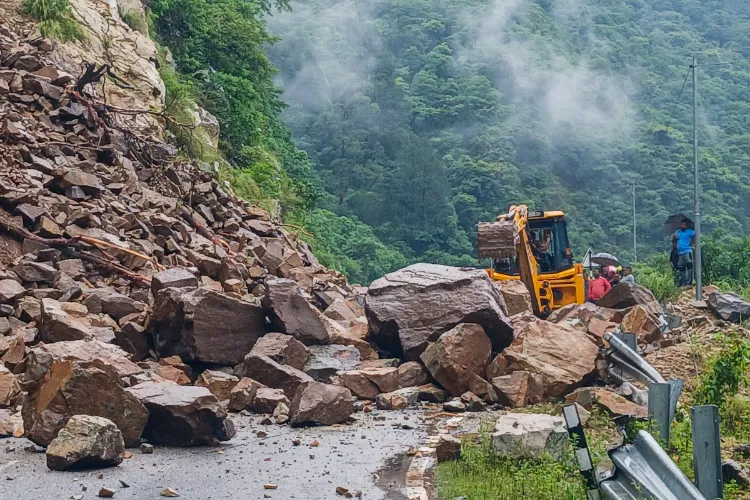 Relief and rescue operations underway following flash floods triggered by a cloudburst, in Uttarkashi