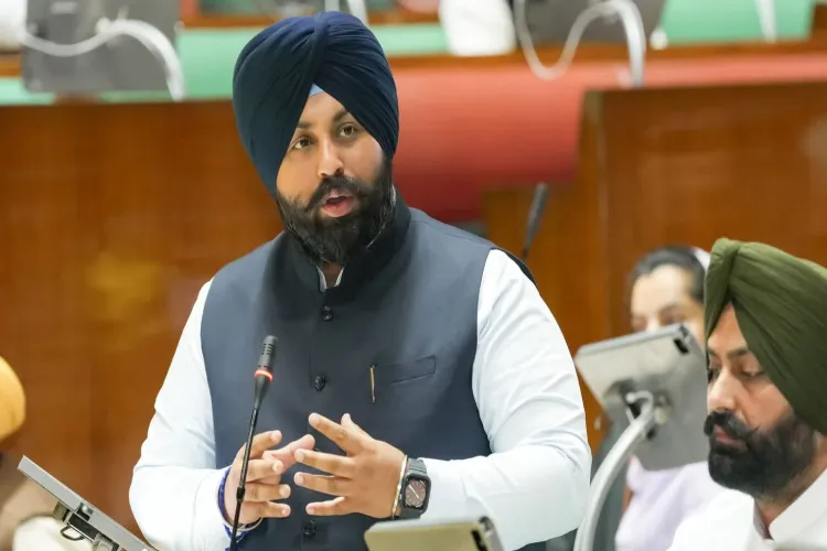 Punjab Minister Harjot Singh Bains (file)