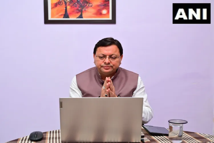 Uttarakhand Chief MInister Pushkar Singh Dhami working from disaster zone