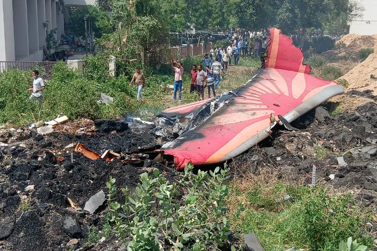 Crash site in Ahmedabad (file)