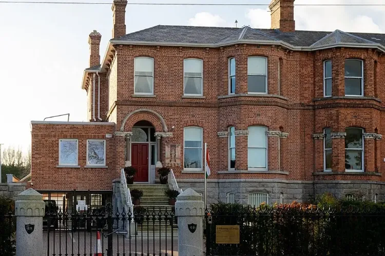 Irish Embassy in Dublin (file)