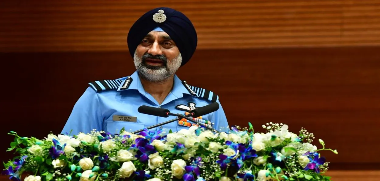 IAF Chief Air Chief Marshal AP Singh addressing the HAL Management Academy