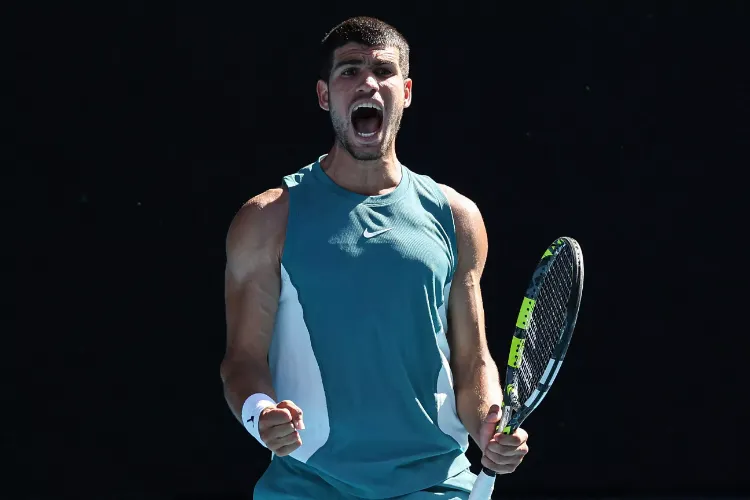 Spanish Tennis player Carlos Alcaraz (file)