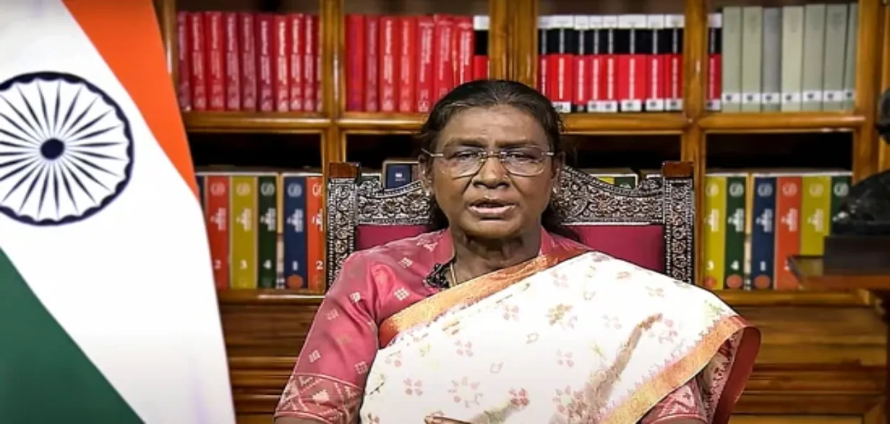 President Droupadi Murmu addressing the nation on the eve of 79th Independence Day