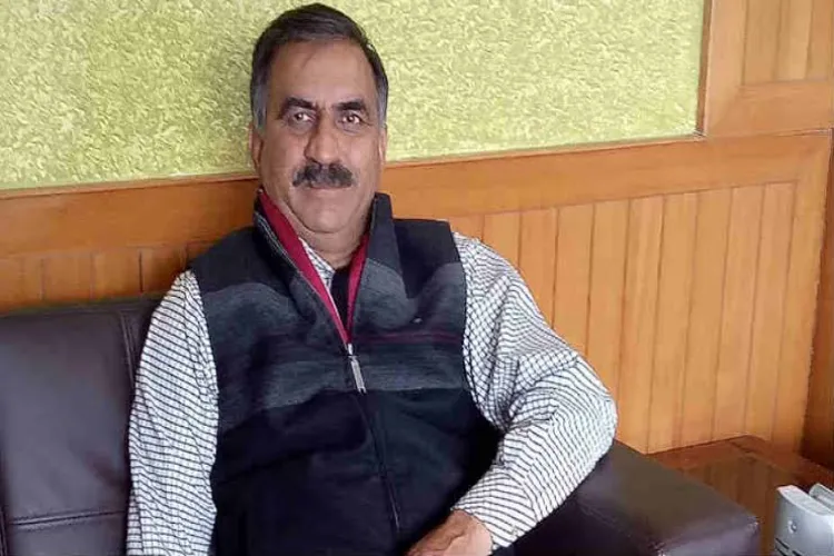 Himachal Pradesh Chief Minister Sukhvinder Singh Sukhu 