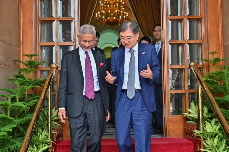 External Affairs Minister Dr S Jaishankar with ROK Foreign Minister Cho Hyun