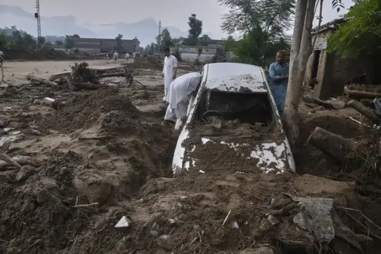Damage caused by cloudburst in Kathua (file)