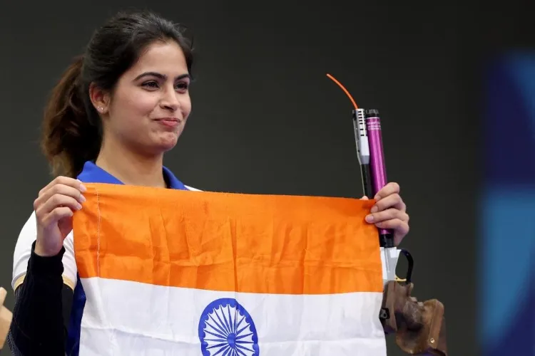India's double Olympic medallist Manu Bhaker