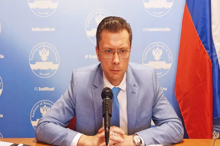 Roman Babushkin, Charge d'Affaires at the Russian Embassy in New Delhi